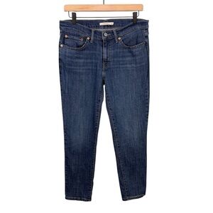 Levi's Women's Boyfriend Jeans - Dark Blue